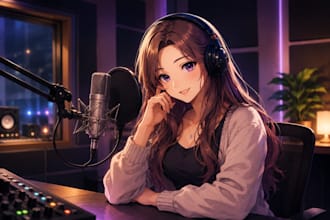 record a commercial female voice over for TV radio and social media ads