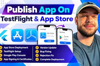 publish your  app to google and apple store