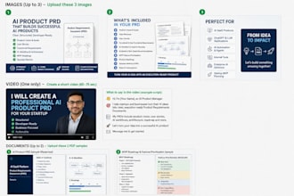 write a professional ai product requirements document prd for your startup