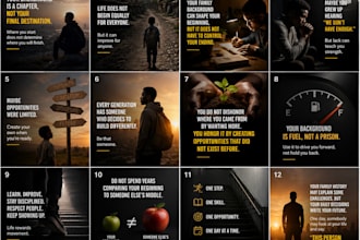 write engaging motivational speeches and youtube scripts