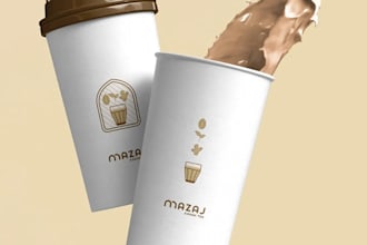 design coffee cup, ice cream cup, paper cup
