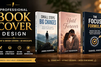 design a professional book cover