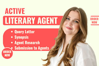 do literary agent research write your query letter and submit your book