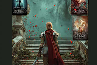 do design unique fantasy book cover art or cover art