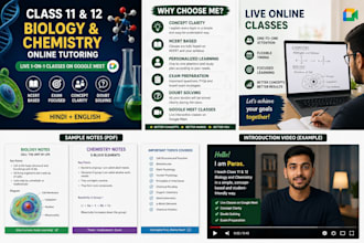 tutor class 11 and 12 biology and chemistry online