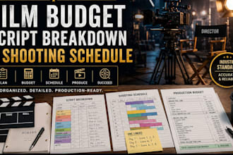 create professional pre production documents for your film