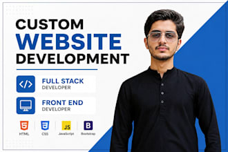 do custom full stack website development