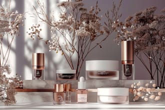 make an astonishing cosmetic packaging and label design