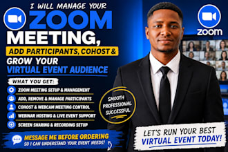 manage your zoom meeting participants cohost and grow your virtual event