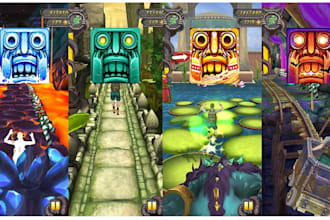 develop endless runner game for android, pc and web