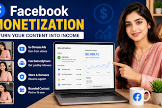 consult you about facebook page monetization and content monetization issues