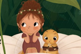 be your childrens picture book illustrator