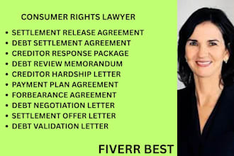 be your debt lawyer and handle debt negotiation, debt relief and debt settlement