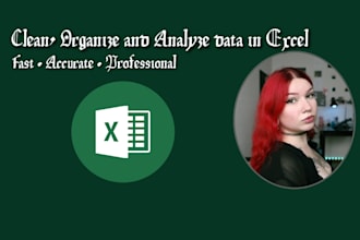 clean, organize and analyze your data in microsoft excel