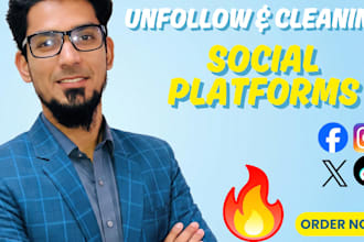 manually remove fake followers and clean up your social media posts