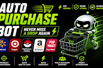 create auto purchase bot auto checkout bot pokemon bot walmat bot