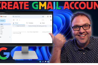 create a new gmail account,or use account for your business