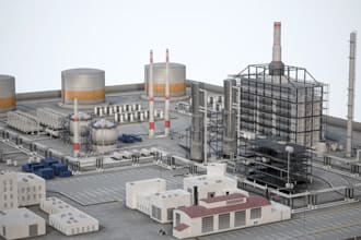create oil gas plant industry, factory design mechanical pipeline refinery