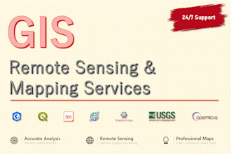 analyze satellite imagery and create accurate gis maps