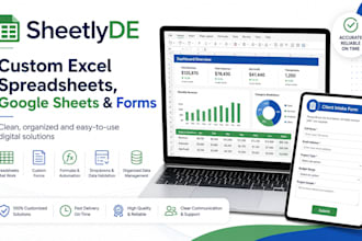 create a custom excel spreadsheet