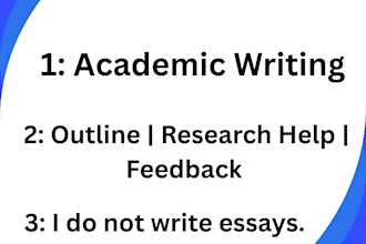 provide academic writing guidance and research help
