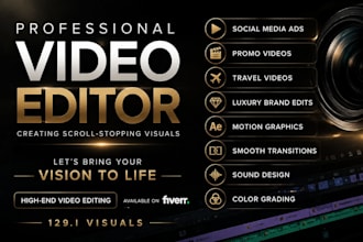 create luxury product promos and social media video ads