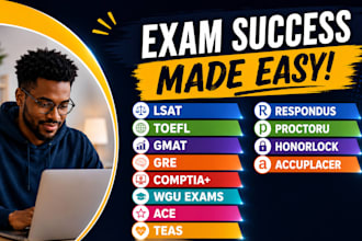 do ati, hesi, lsat,respondus, proctoru, honorlock, accuplacer,wgu tasks