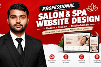 build a salon website with online booking
