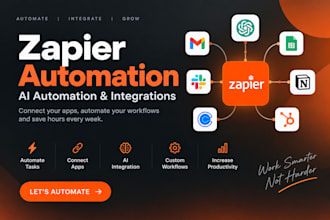 do zapier automation, ai automation and integration as a zapier expert