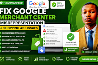 fix google merchant center misrepresentation issue and unsuspend your account