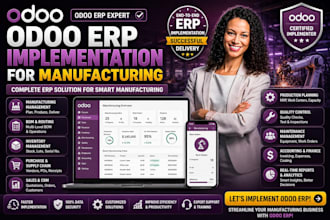 do odoo erp implementation for manufacturing
