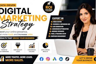 craft a digital marketing strategy, boost your online presence as media buyer