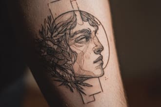 make a traditional japanese irezumi tattoo