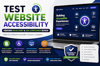 test website accessibility, perform wcag audit and ada compliance review
