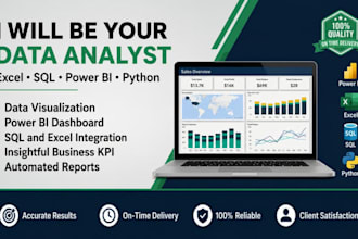 be your power bi expert for data visualization and business insights