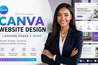 canva website design, canva ebook, workbook, landing page, canva ugc portfolio
