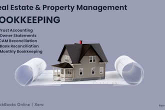 do real estate and property management bookkeeping in quickbooks online