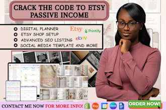 do etsy shop setup etsy digital product etsy listing with digital product design