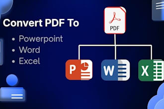retype document PDF to word, excel, and ppt