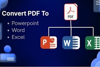 retype document PDF to word, excel, and ppt