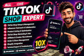 setup tiktok shop, influencer outreach, tiktok shop affiliate creators outreach