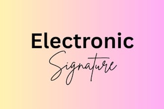 do a unique electronic signature for your business