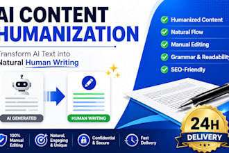humanize ai content into natural human writing