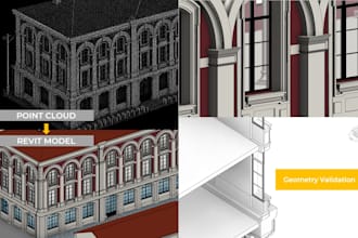 create as built revit model from point cloud