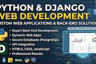be your python django web developer