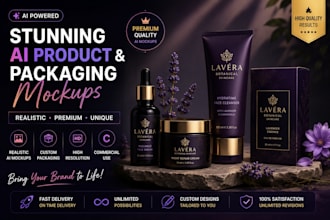 create stunning ai product and packaging mockups