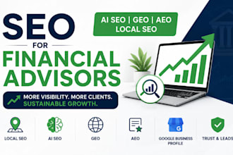 do ai seo, geo, aeo and local se o for financial advisors and firms