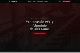 diseñaré y desarrollaré tu página web profesional