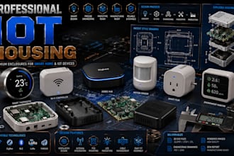 create a smart home iot device enclosure in solidworks