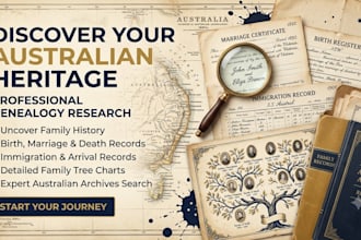 document australia genealogy research